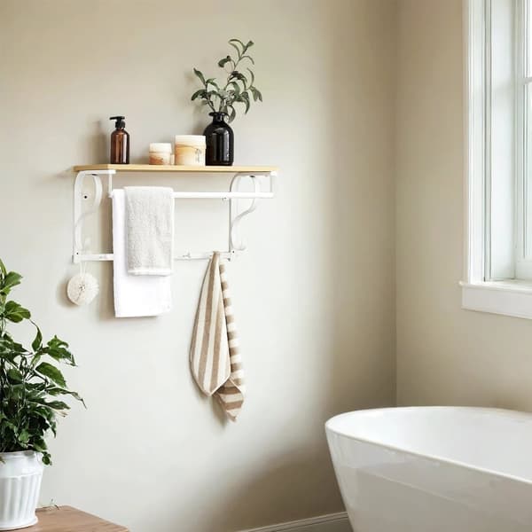 Rootz Wall Garderobe - Wall Shelf - Storage Organizer - Maksimerer plads - 60 cm x 31,7 cm x 30 cm
