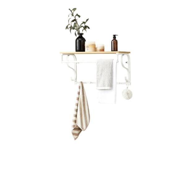 Rootz Wall Garderobe - Wall Shelf - Storage Organizer - Maksimerer plads - 60 cm x 31,7 cm x 30 cm