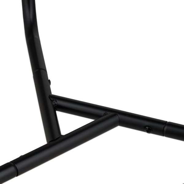 Relaxdays Klädhängare, 9 platser, metall, originaldesign, H x B x D: 157 x 40 x 48 cm, svart