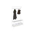Miniatyrbillede 6 af 7: Stativ med Hylde Home ESPRIT Hvid Metal Loft 110 x 36 x 186 cm