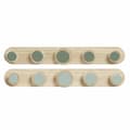 Miniatyrbild 1 av 3: Väggmonterad rockhängare DKD Home Decor Plast Trä MDF Tropiskt 48 x 6 x 7,5 cm (2 antal)