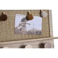 Miniatyrbild 2 av 3: Kapphängare DKD Home Decor Naturell Multicolour Fibrer Trä MDF (45 x 6 x 24 cm)