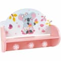Miniatyrbild 2 av 3: Väggmonterad rockhängare Fun House Rosa Trä MDF (33 x 46 x 15 cm)