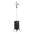 Miniatyrbillede 1 af 2: Knagerække Paraplystativ Sort Metal (34 x 188 x 34 cm)