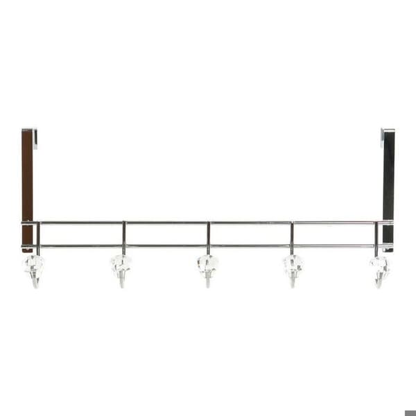 Klädhängare - DKD Home Decor - Metall - Transparent/Argent - Modern Design - Att Hänga upp