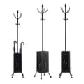 Miniatyrbillede 2 af 2: Knagerække Paraplystativ Sort Metal (34 x 188 x 34 cm)