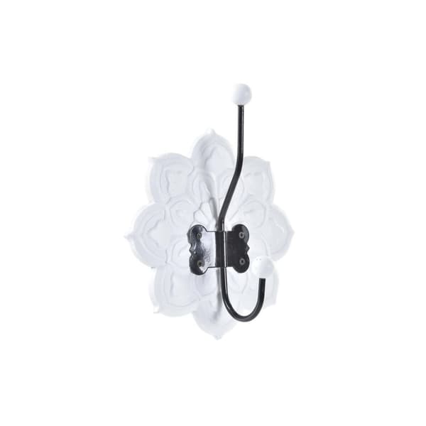 Wall mounted coat hanger DKD Home Decor Metalli MDF Mandala Arabi (19 x 8 x 22 cm)