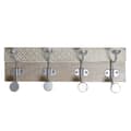 Pikkukuva 1 / 3: Wall mounted coat hanger DKD Home Decor 46 x 15 x 10 cm Metalli Vintage Mangopuu Riisuttu