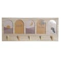 Pikkukuva 1 / 3: Takkiteline DKD Home Decor 56 x 5 x 23,5 cm Luonnollinen Monivärinen Puu MDF Boho