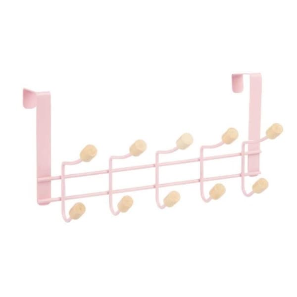 Ovitakkiteline Berilo W7912-10NB-PINK Pinkki Puu Metalli 35 x 17 x 15 cm (6 osaa)