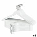 Miniatyrbillede 1 af 7: Bøjlesæt Max Home Hvid Træ Stål 44,5 x 23 x 1 cm 20 Dele (4 enheder)