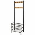 Pikkukuva 1 / 6: Takkiteline hylylllä Max Home Teräs Melamiini lastulevy Minimalistinen 60 x 175 x 40 cm
