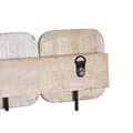 Pikkukuva 3 / 3: Wall mounted coat hanger Home ESPRIT Valkoinen Musta Rauta Mangopuu Kaupunki 41 x 7 x 17 cm