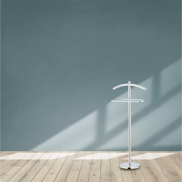 Vaatepuu Mondex INX409-00 Hopeinen 43 x 28 x 109 cm