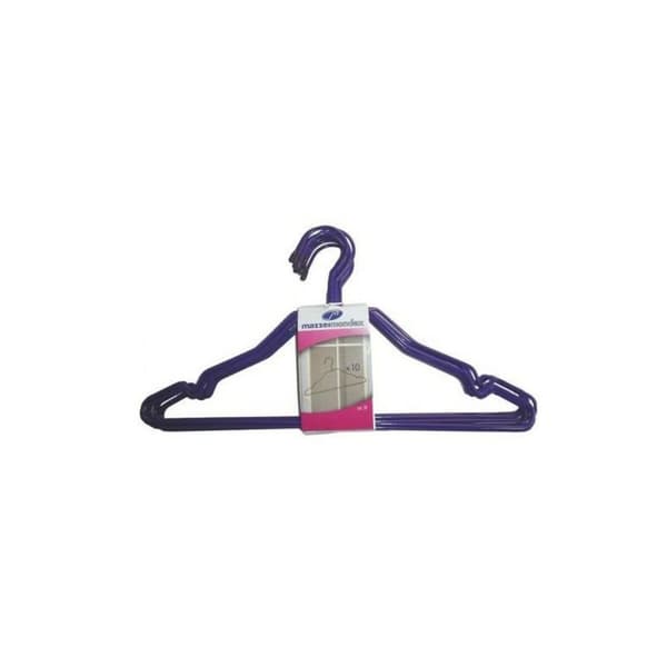 Klädhängarset Mondex 39 cm Stål (10 antal)