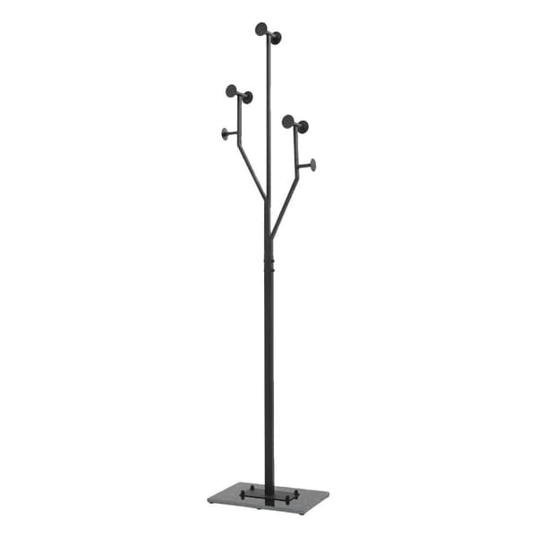 Kapperække, Fritstående, Robust Design,Højde 175cm, Sort - Sort