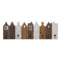 Miniatyrbillede 1 af 3: Knagerække til væggen DKD Home Decor Metal Huse 91 x 9,5 x 29,5 cm