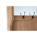 Miniatyrbillede 3 af 5: Stativ med Hylde DKD Home Decor Brun Sort Fyrretræ Spejl Natur Alpino 124 x 40 x 200 cm