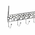 Miniatyrbillede 3 af 3: Knagerække til dør DKD Home Decor Sølvfarvet Metal Plastik Cvetlice 32 x 10 x 19 cm