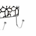 Miniatyrbillede 2 af 3: Knagerække til dør DKD Home Decor Sølvfarvet Metal Plastik Cvetlice 32 x 10 x 19 cm