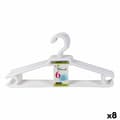 Miniatyrbillede 1 af 2: Bøjler Blanch Dem Blanch Plastik 6 Dele 42 x 20 cm (8 enheder)