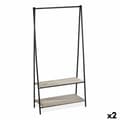 Miniatyrbillede 1 af 3: Stojalo za klobuke Confortime Sort Træ Metal 80 x 40 x 160 cm