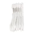 Miniatyrbillede 2 af 3: Bøjlesæt Dem Hvid Plastik 12 Dele 38 x 17,5 cm (8 enheder)