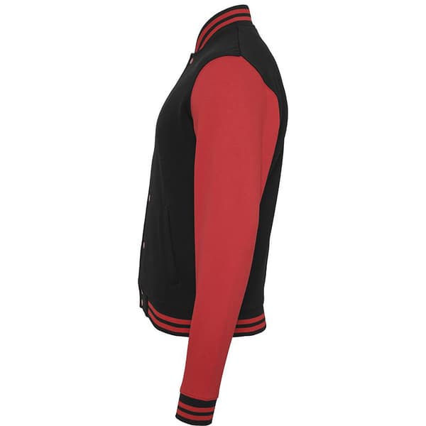 Build Your Brand Mens Sweat College Jacket