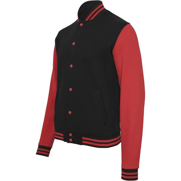 Build Your Brand Mens Sweat College Jacket
