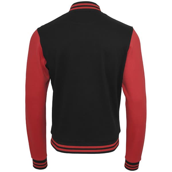 Build Your Brand Mens Sweat College Jacket