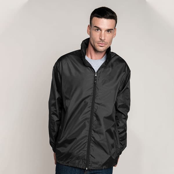 Kariban Casual Windbreaker Jacket för män