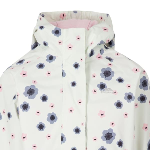 Trespass Childrens Girls Hopeful Waterproof Rain Jacket