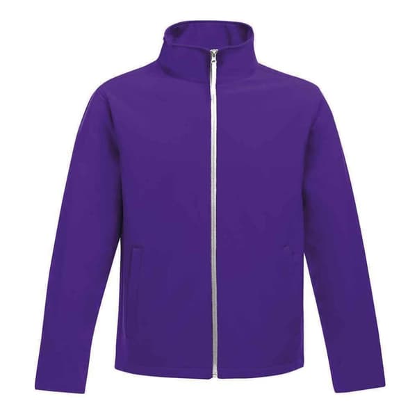 Regatta Standout Herre Ablaze Soft Shell-jakke til mænd med print Vibrant Purple/Black 3XL