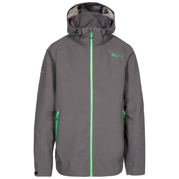 Trespass Mens Lozano Waterproof DLX Jacket Carbon XXS