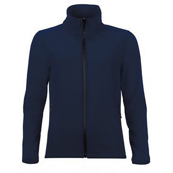 SOLS Womens/Ladies Race Full Zip Water Repellent Softshell Jacket French Navy XXL