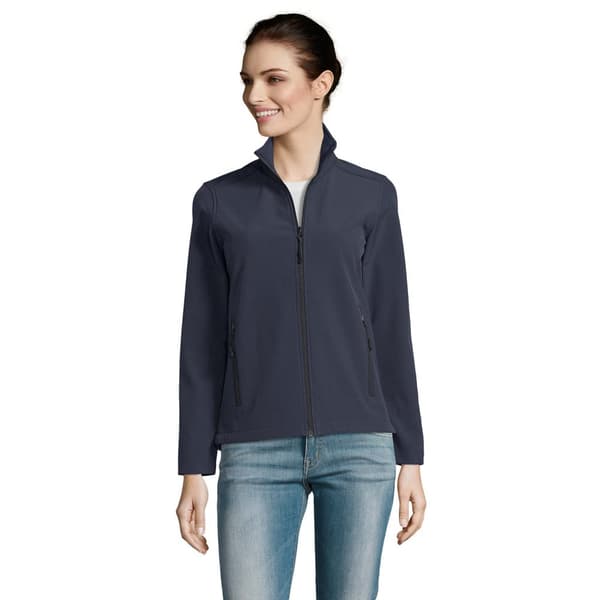 SOLS Womens/Ladies Race Full Zip Water Repellent Softshell Jacket