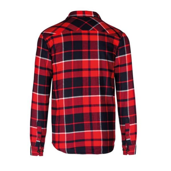 Kariban Mens Sherpa Lined Checked Shirt Jacket
