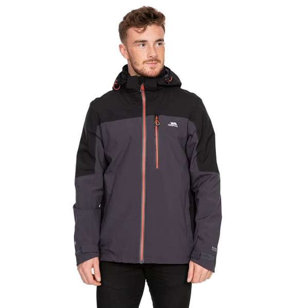 Trespass Mens Tappin Hooded Waterproof Jacket