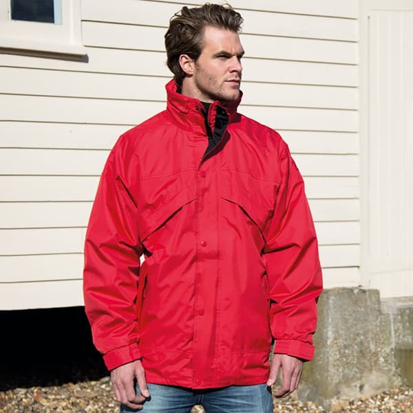 Result Mens 3 In 1 Zip And Clip StormDri Waterproof Windproof Jacket