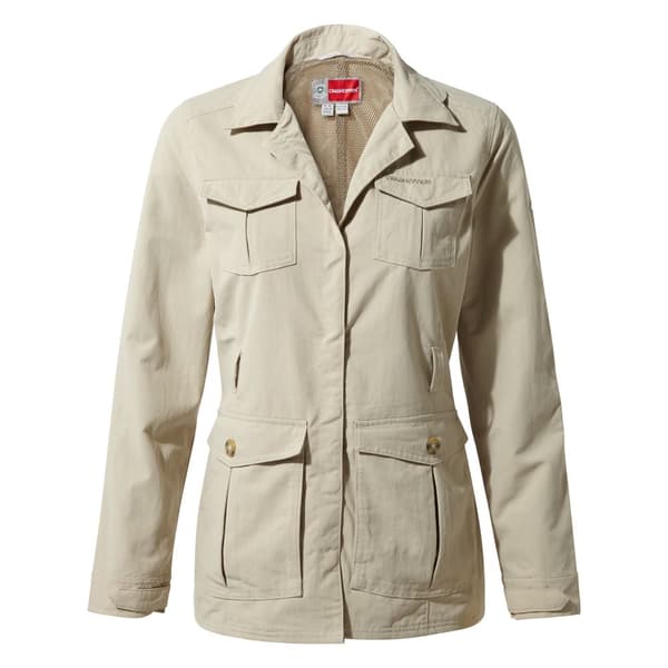 Craghoppers Womens/Ladies NosiLife Lucca Jacket Desert Sand 14 UK