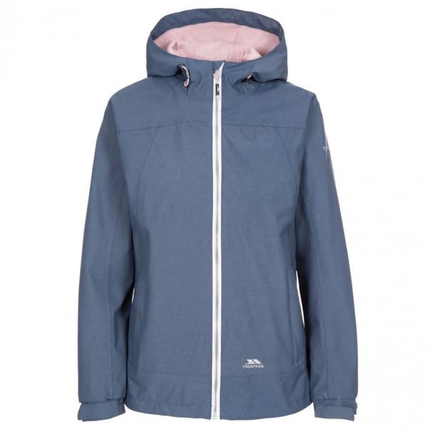 Trespass Womens/Ladies Virtual Waterproof Jacket Navy Marl XXS