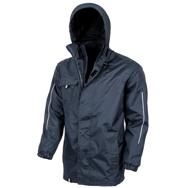 Result Core Mens Printable 3-In-1 Transit Jacket för män