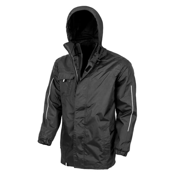 Result Core Mens Printable 3-In-1 Transit Jacket för män