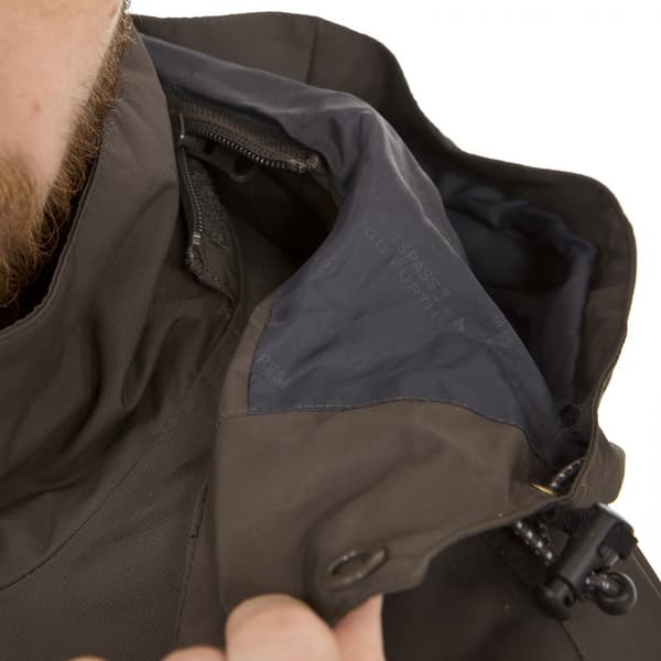 Trespass Edwin Hooded Full Zip Waterproof Coat/Jacka för herrar