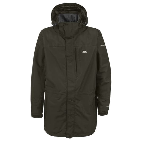 Trespass Edwin Hooded Full Zip Waterproof Coat/Jacka för herrar