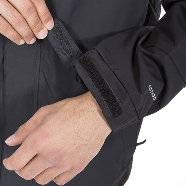 Trespass Edwin Hooded Full Zip Waterproof Coat/Jacka för herrar