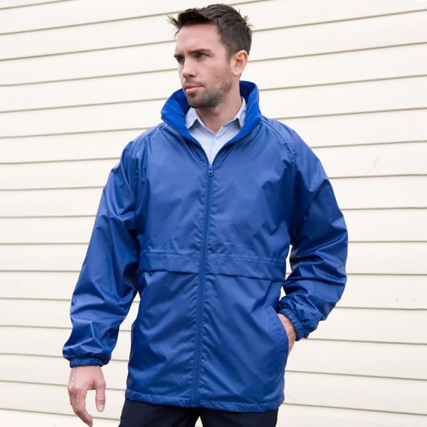 Result Mens Core Adult DWL Jacket (With Fold Away Hood)