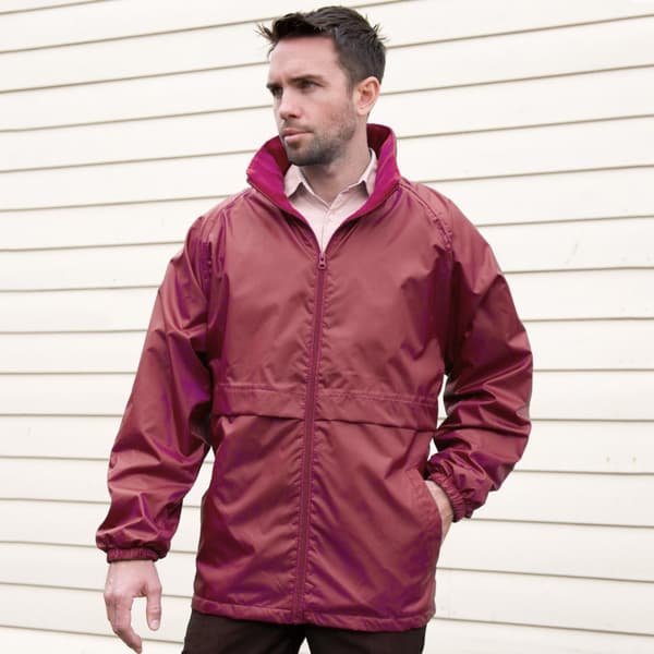 Result Mens Core Adult DWL Jacket (With Fold Away Hood)
