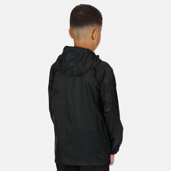 Regatta Great Outdoors Childrens/Kids Pack It Jacket III Waterproof Packaway Black
