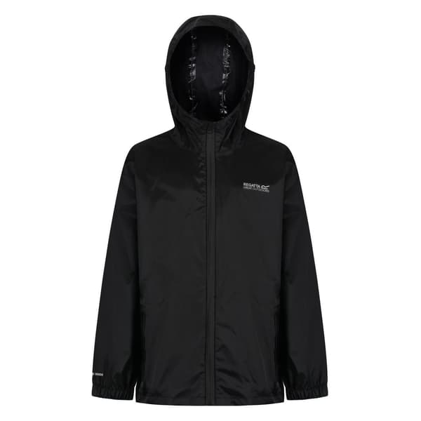 Regatta Great Outdoors Childrens/Kids Pack It Jacket III Waterproof Packaway Black